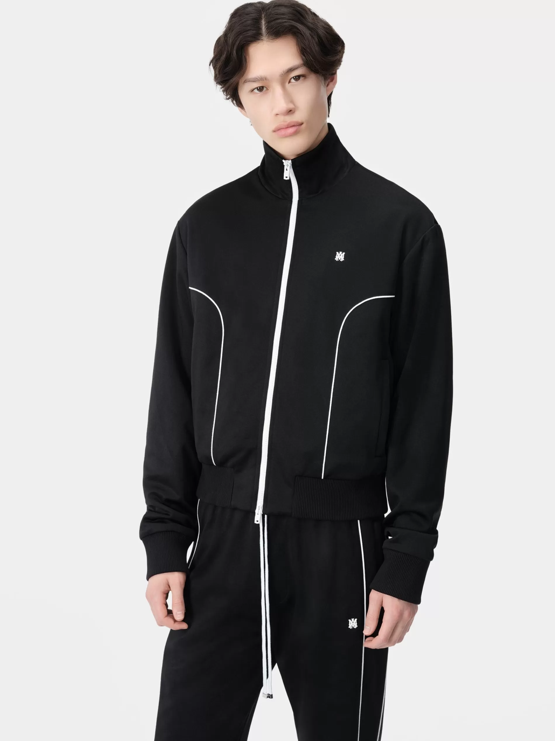 AMIRI Outerwear>MA TRACK JACKET BLACK