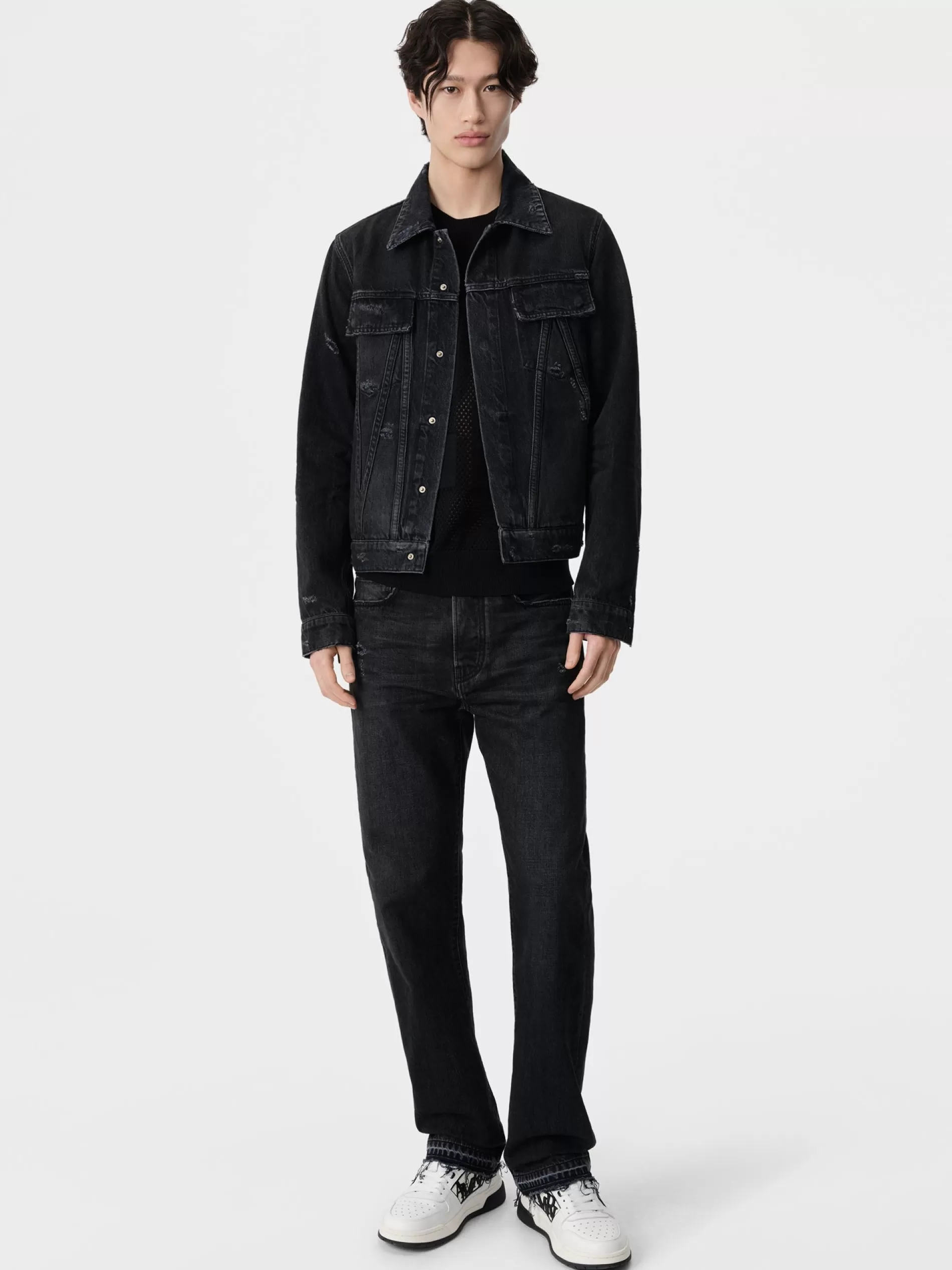 AMIRI Denim>MA TRUCKER JACKET Vintage Black