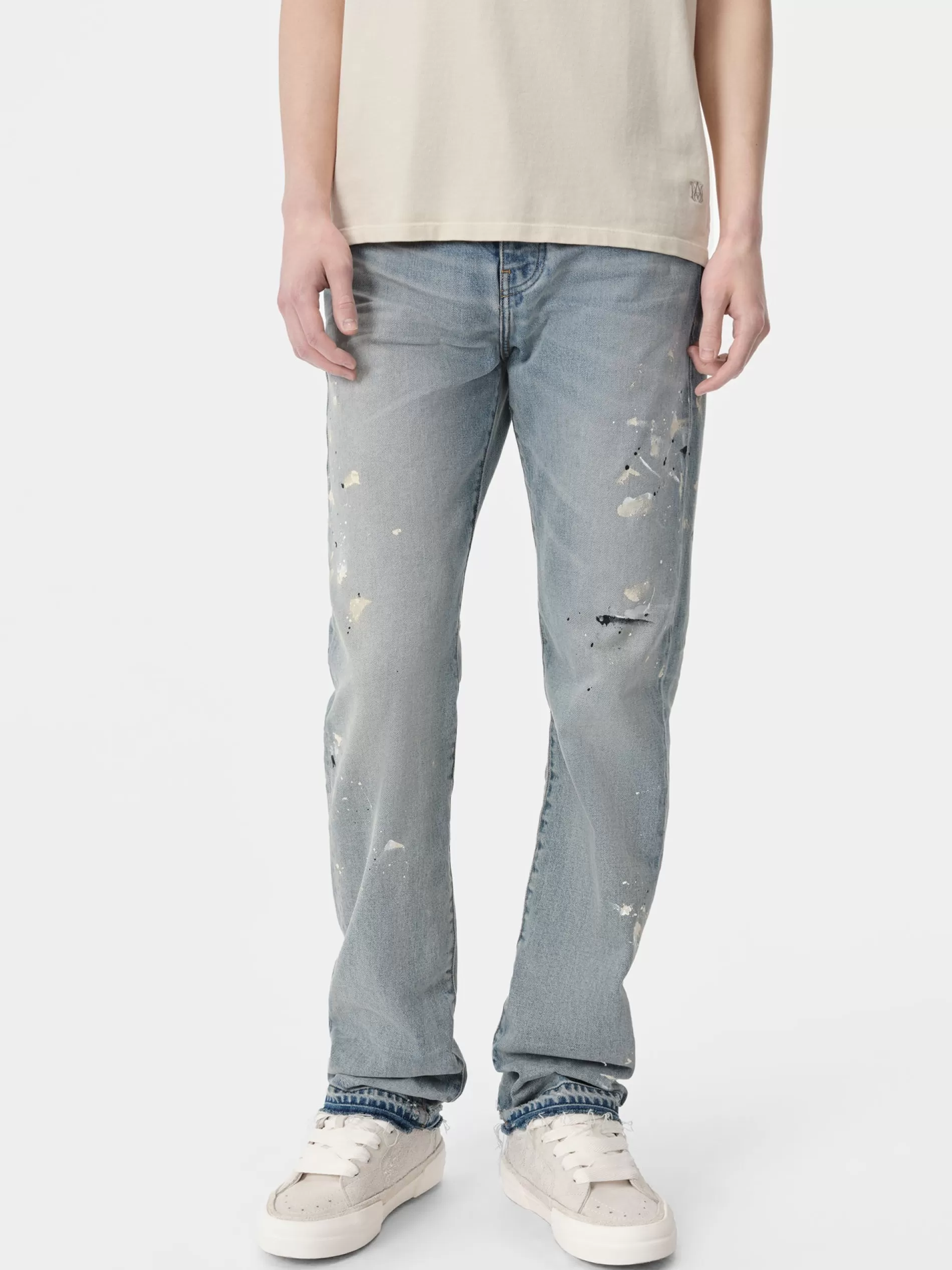 AMIRI Denim>PAINTER STRAIGHT JEAN Antique Indigo