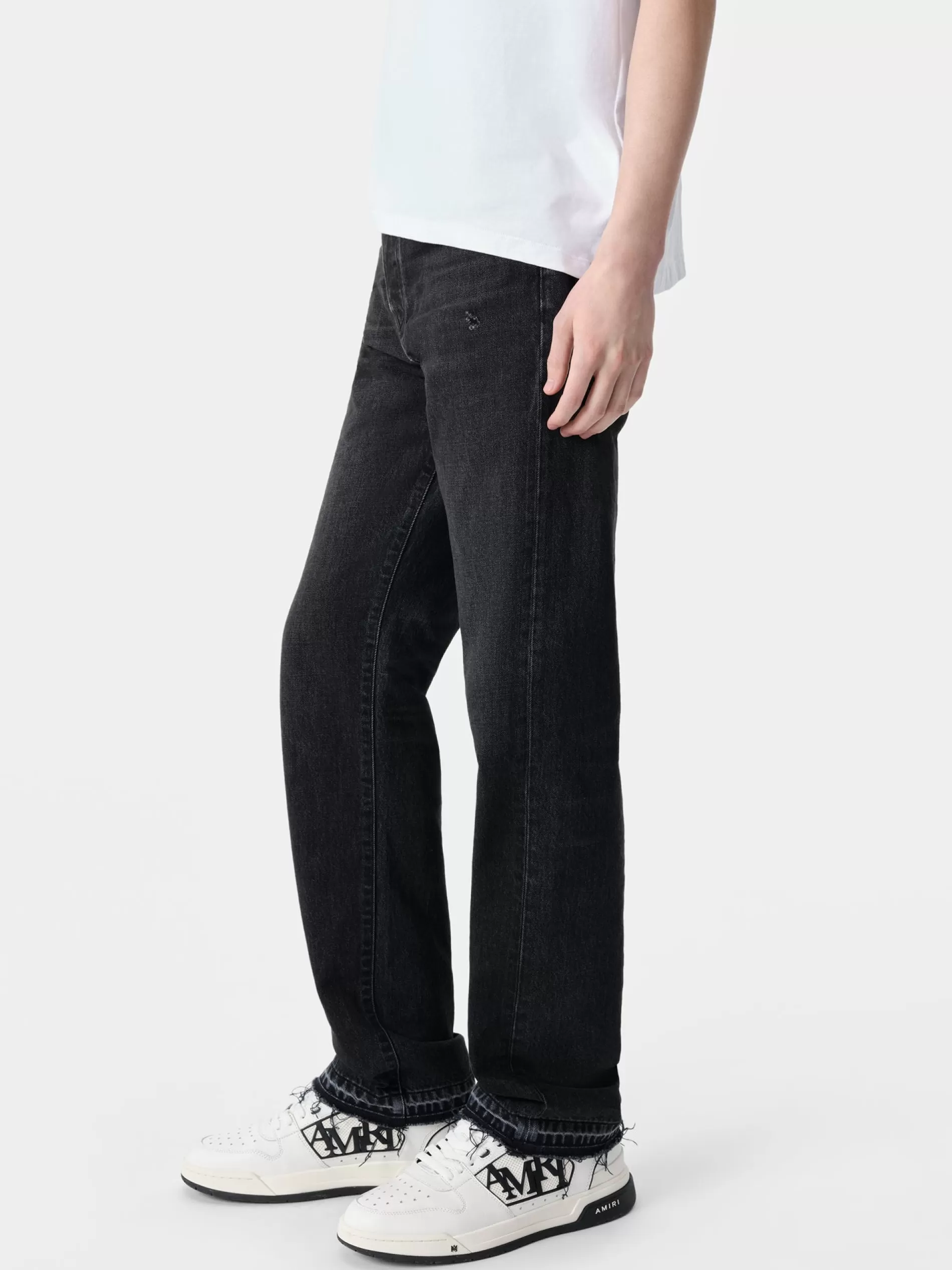 AMIRI Denim>RELEASED HEM STRAIGHT JEAN Vintage Black