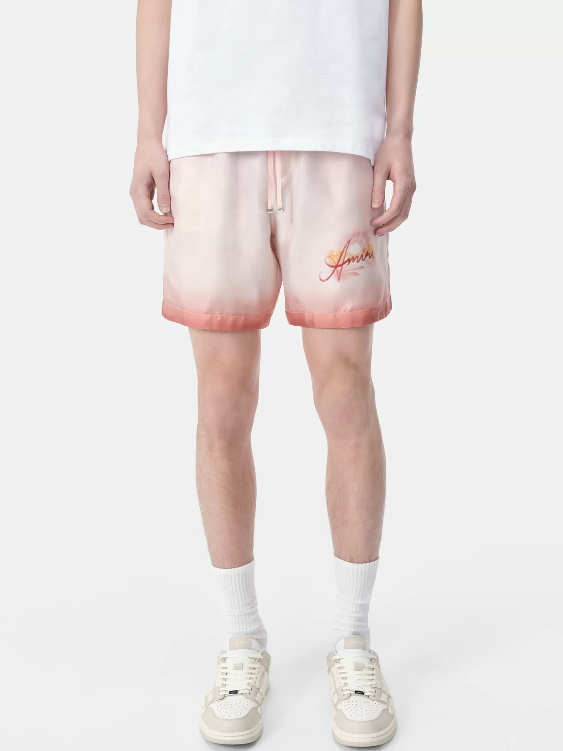 AMIRI Shorts & Sweatpants>RESORT CLUB SHORT Rosewater