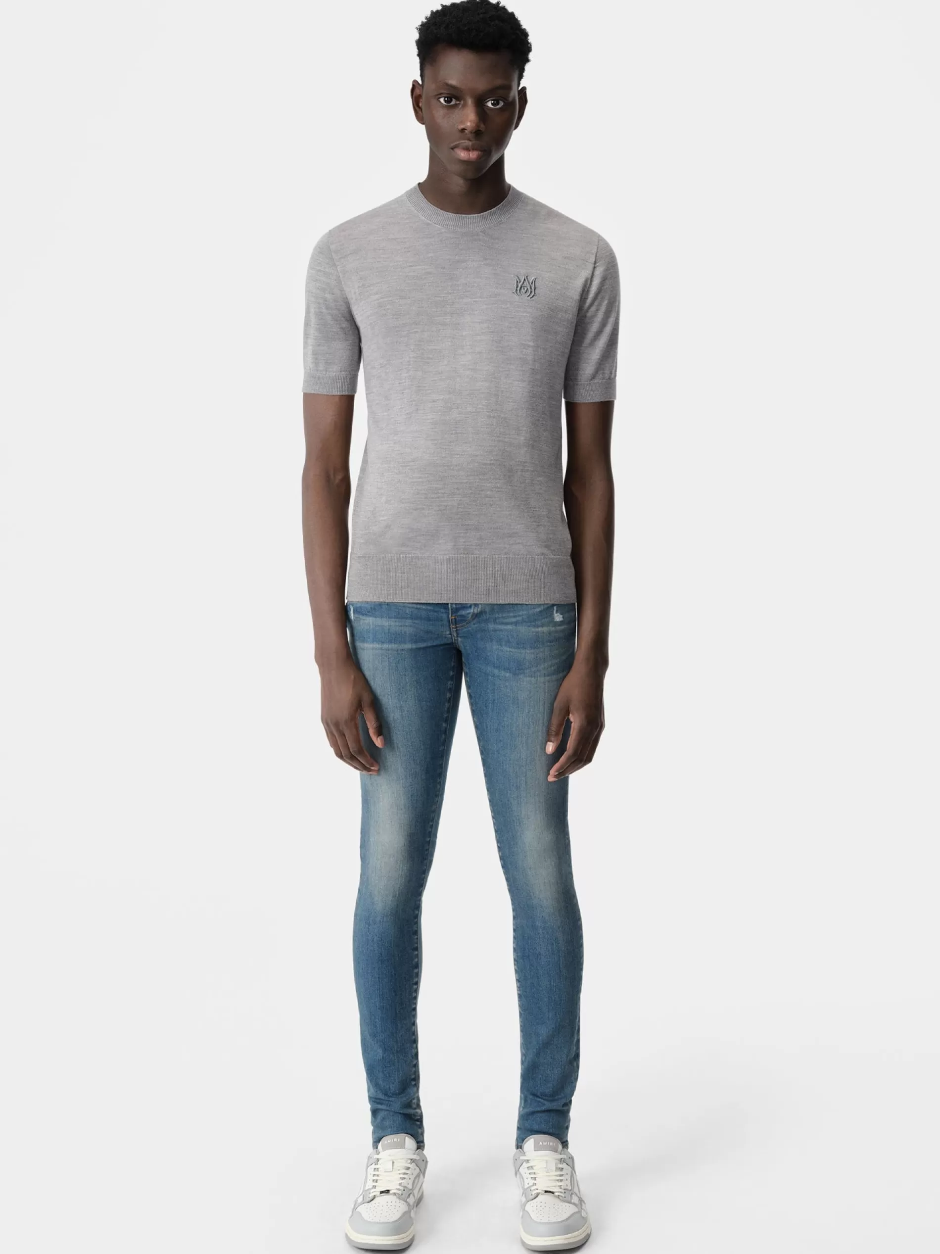 AMIRI Denim>Stack Jean Dark Indigo