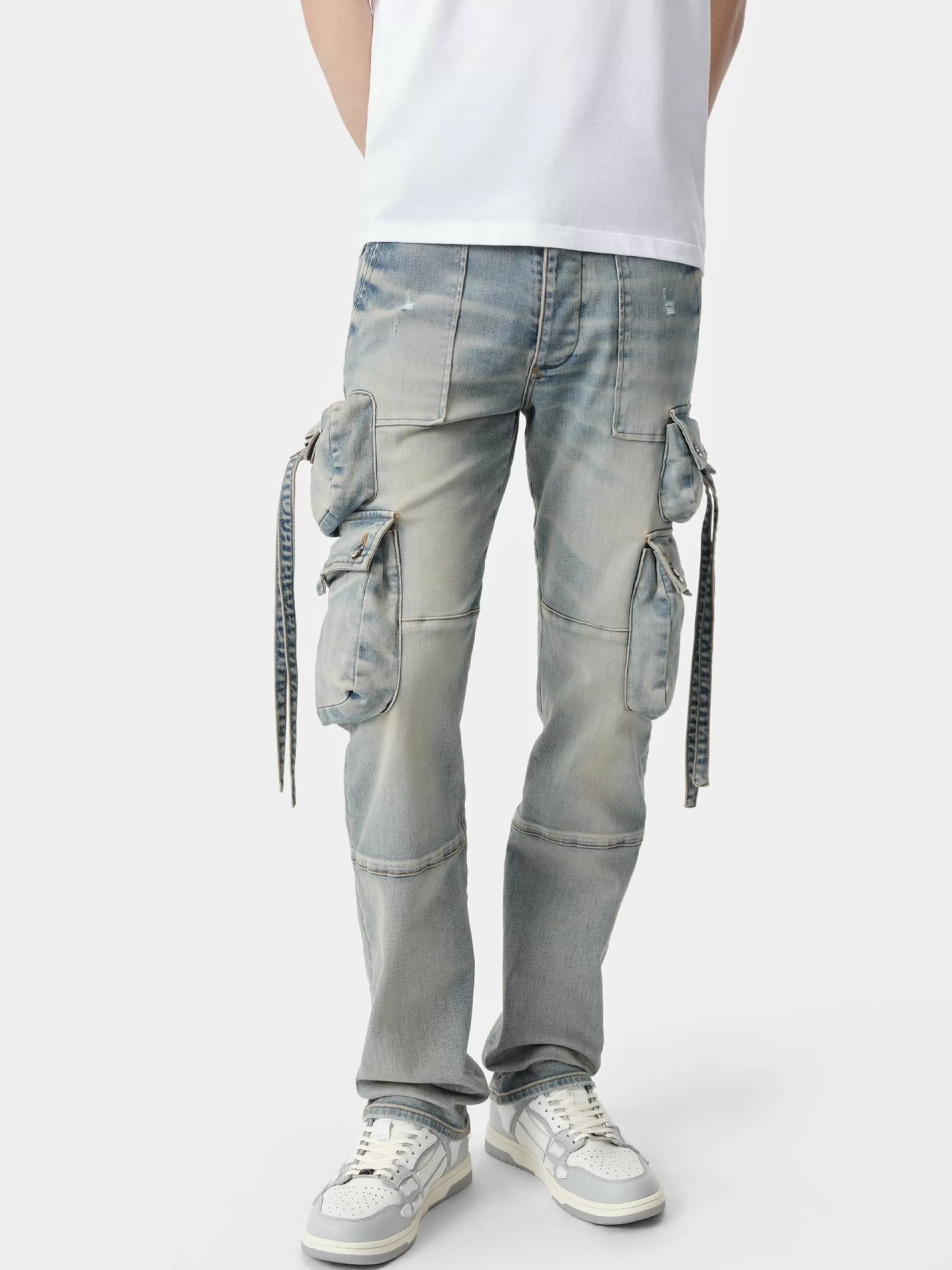 AMIRI Denim>TACTICAL CARGO Antique Indigo