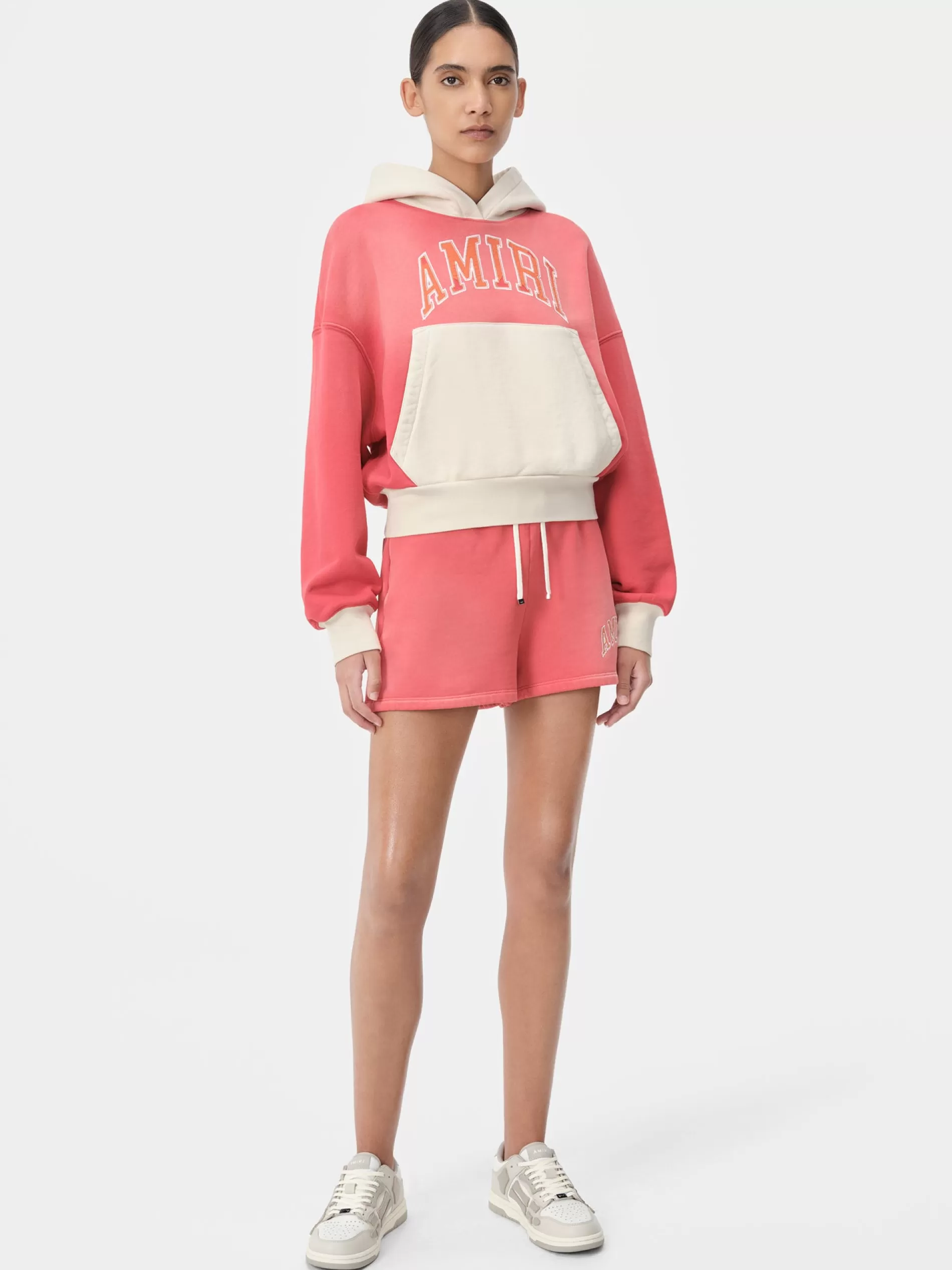 AMIRI Sweatshirts | Jersey>WOMEN'S VINTAGE HOODIE Flamingo Pink