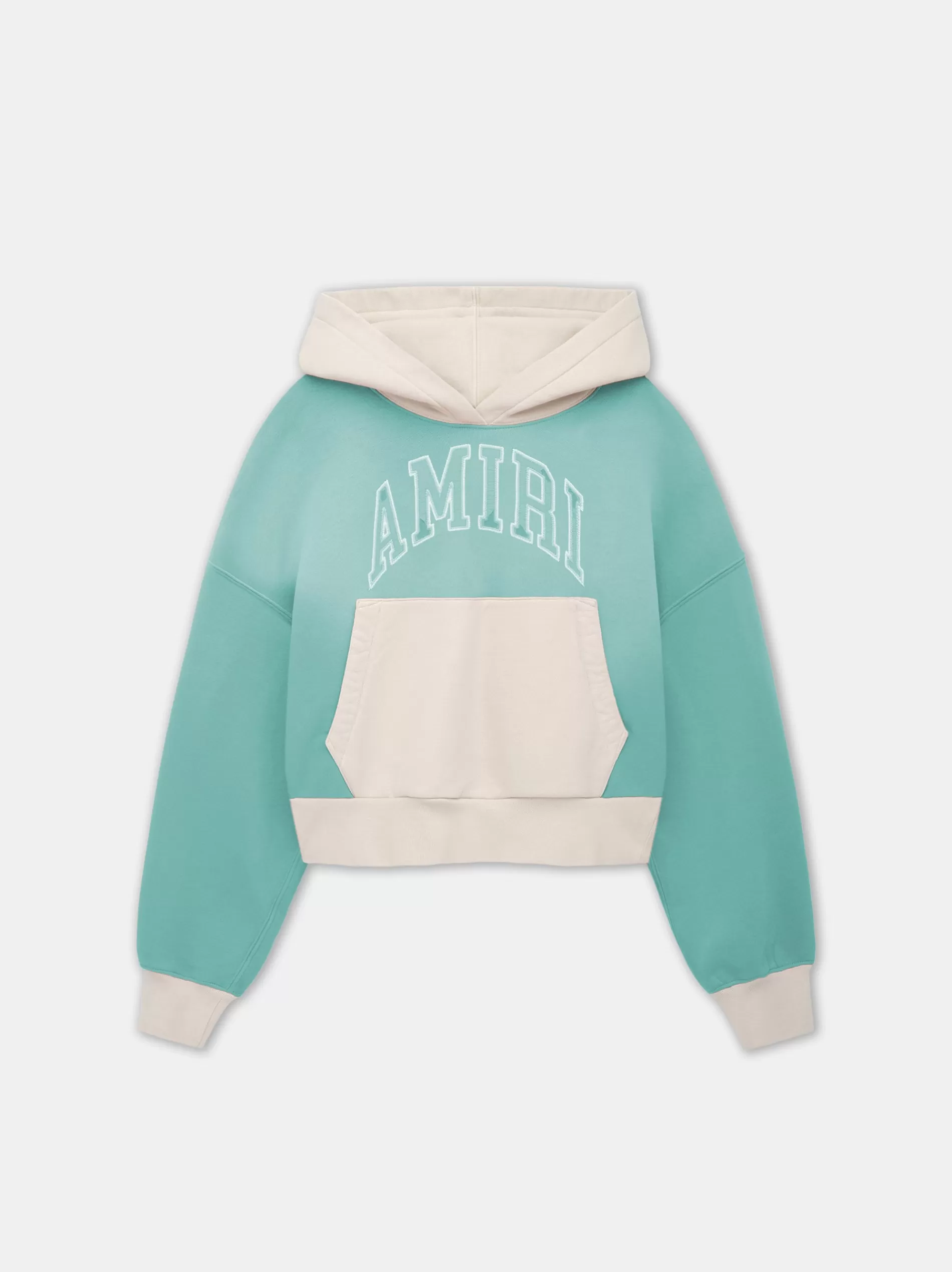 AMIRI Sweatshirts | Jersey>WOMEN'S VINTAGE HOODIE Sea Blue