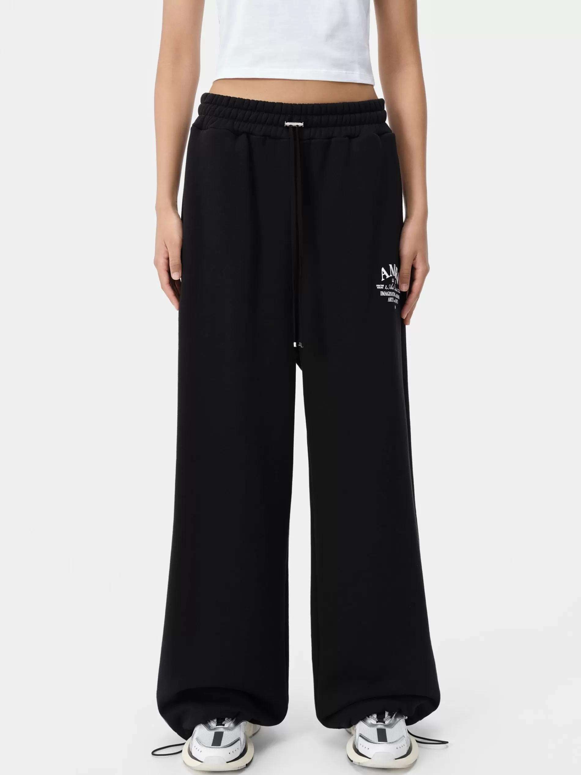 AMIRI Shorts & Sweatpants | Jersey>WOMEN'S ARTS DISTRICT FLARE SWEATPANT BLACK