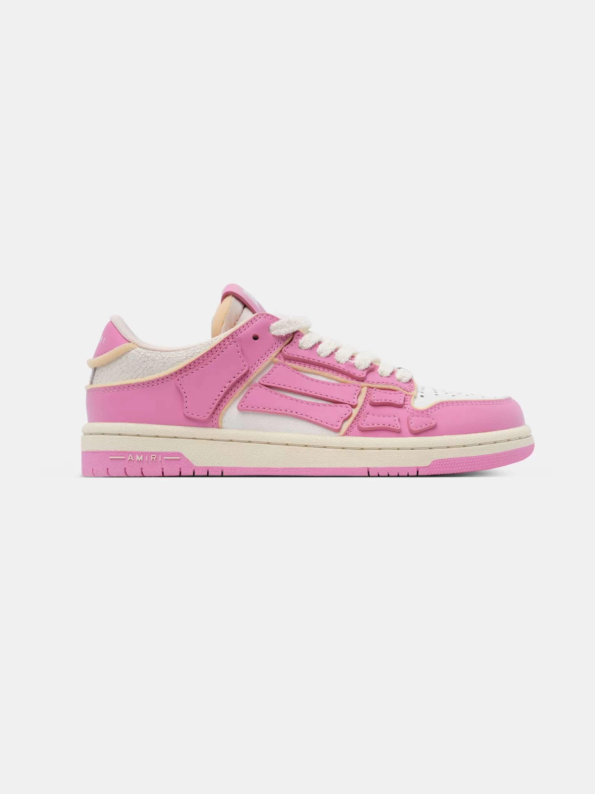 AMIRI Sneakers | Sneakers>WOMEN'S COLLEGIATE SKEL-TOP LOW Fuchsia Pink White