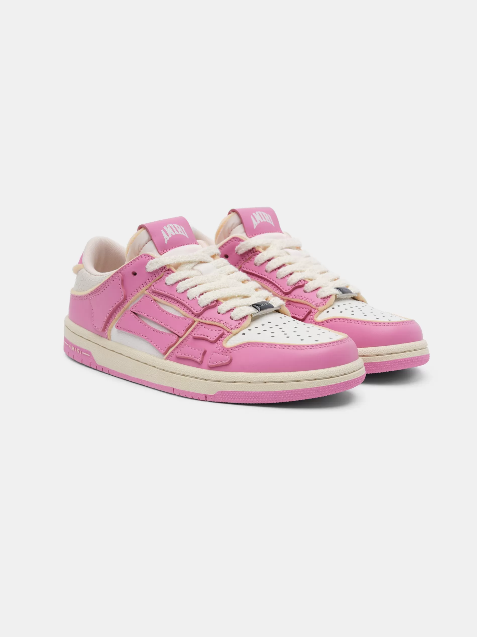 AMIRI Sneakers | Sneakers>WOMEN'S COLLEGIATE SKEL-TOP LOW Fuchsia Pink White