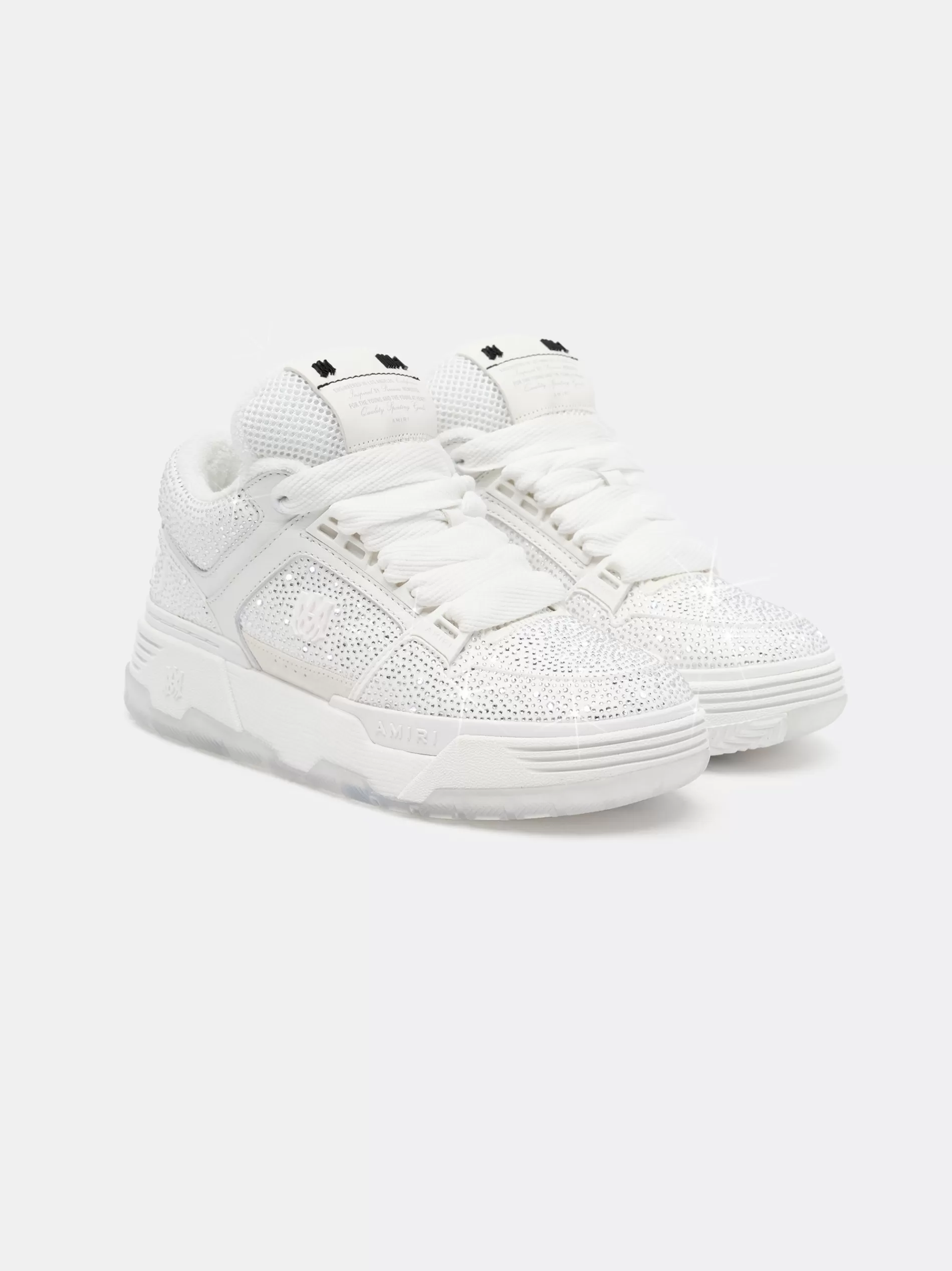 AMIRI Sneakers | Sneakers>WOMEN'S CRYSTAL MA-1 White