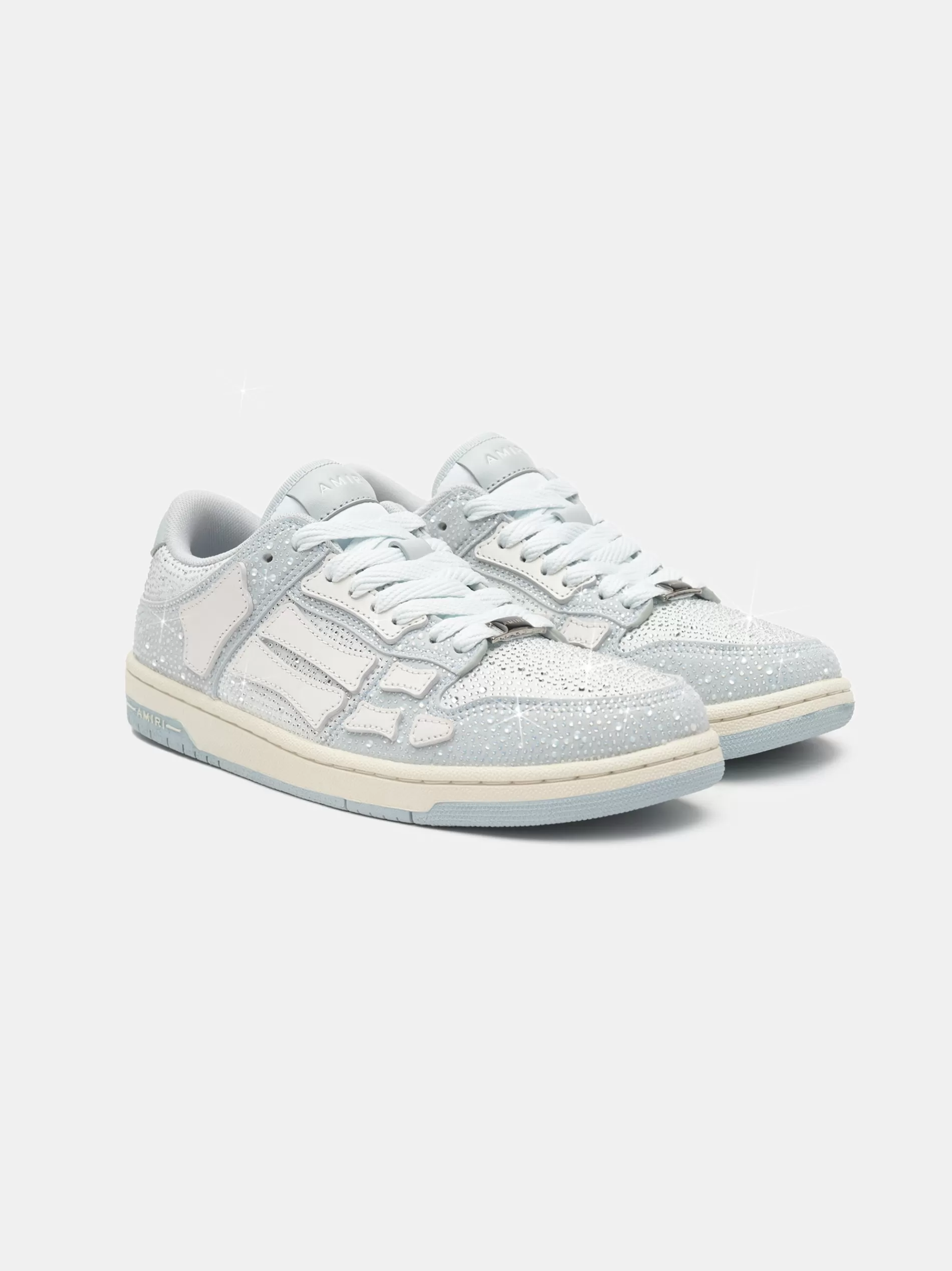 AMIRI Sneakers | Sneakers>WOMEN'S CRYSTAL SKEL-TOP LOW ICE