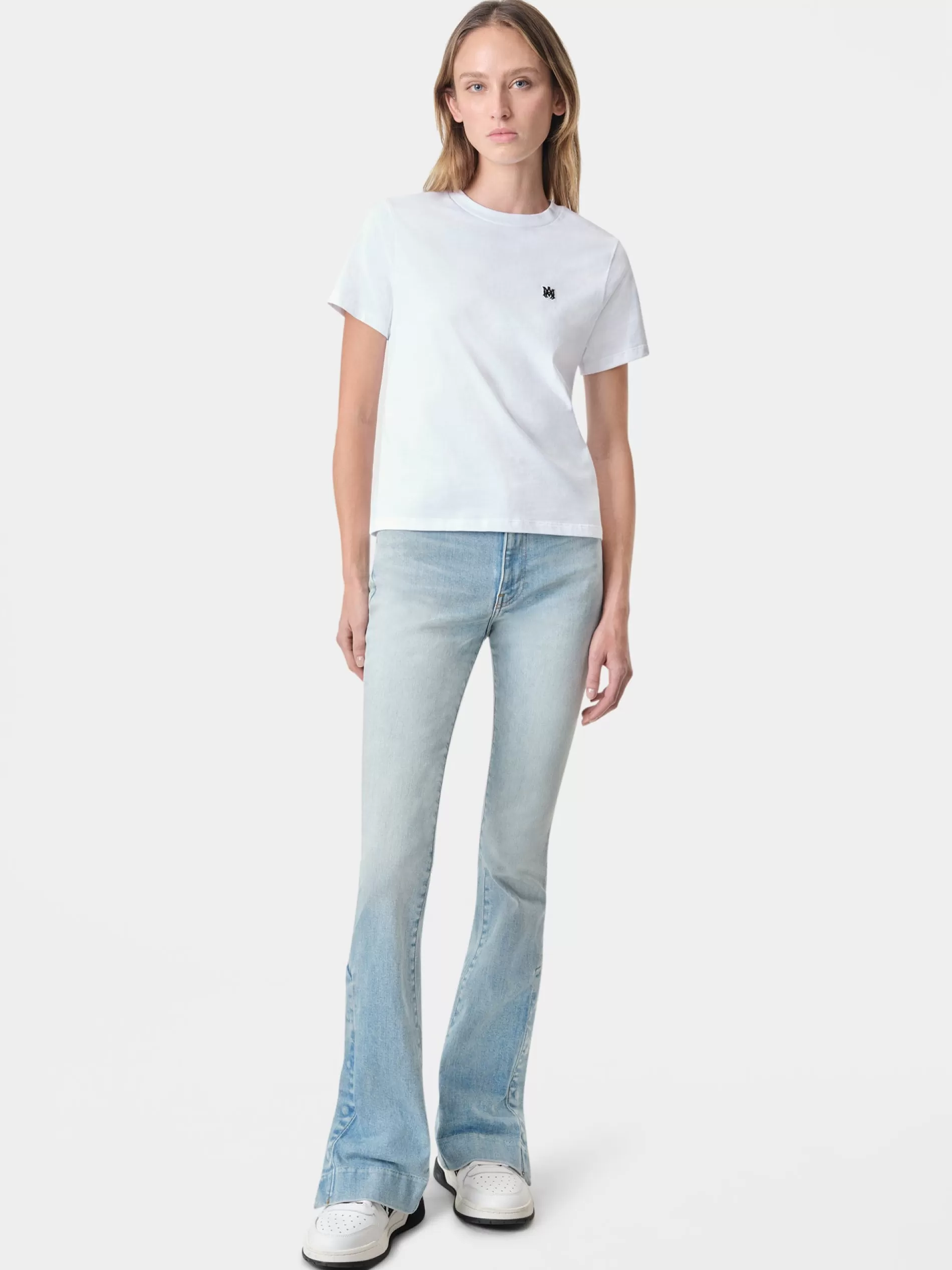 AMIRI Denim>WOMEN'S KICK FLARE Light Indigo