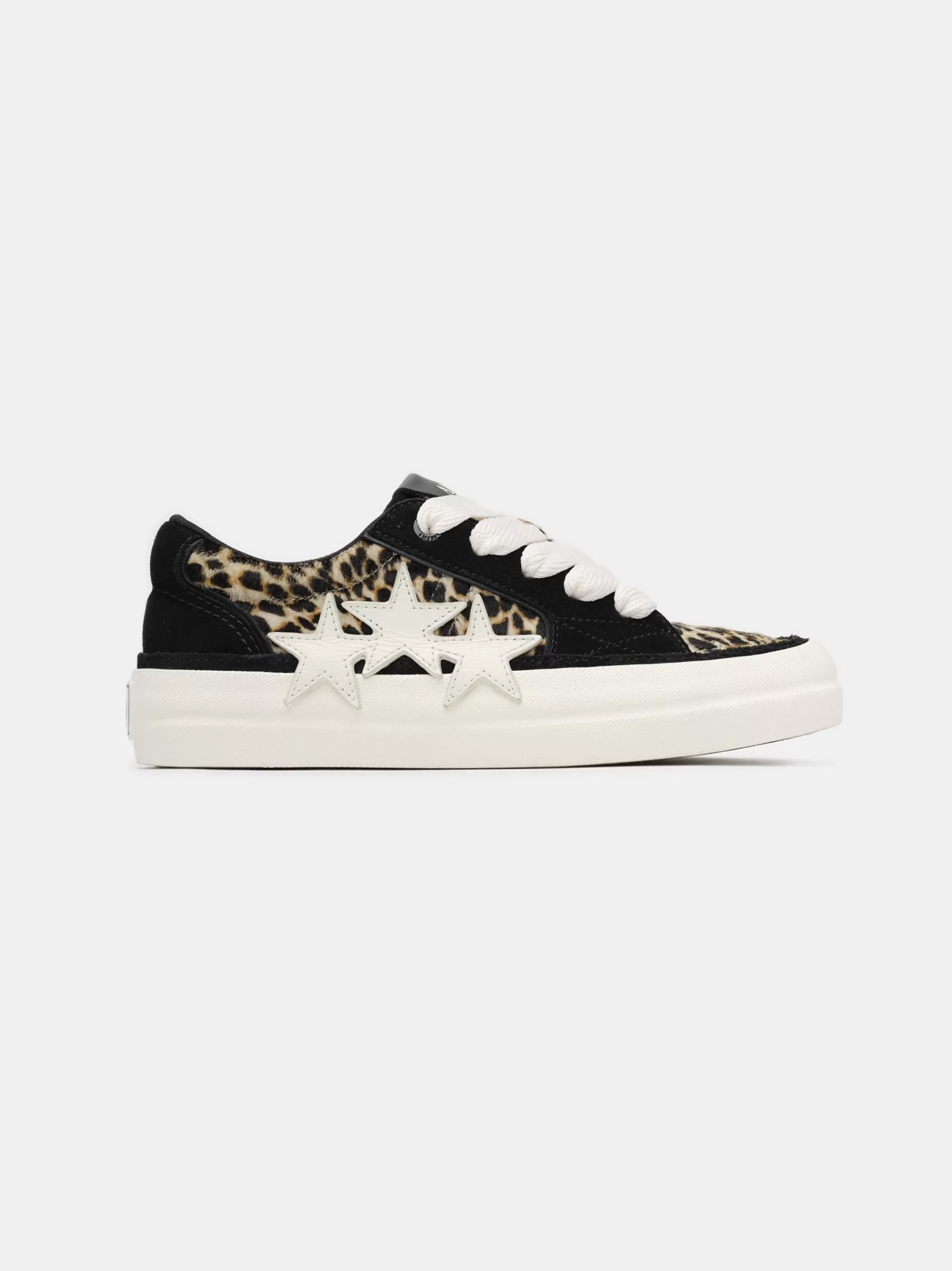 AMIRI Sneakers | Sneakers>WOMEN'S LEOPARD SUNSET SKATE LOW BLACK