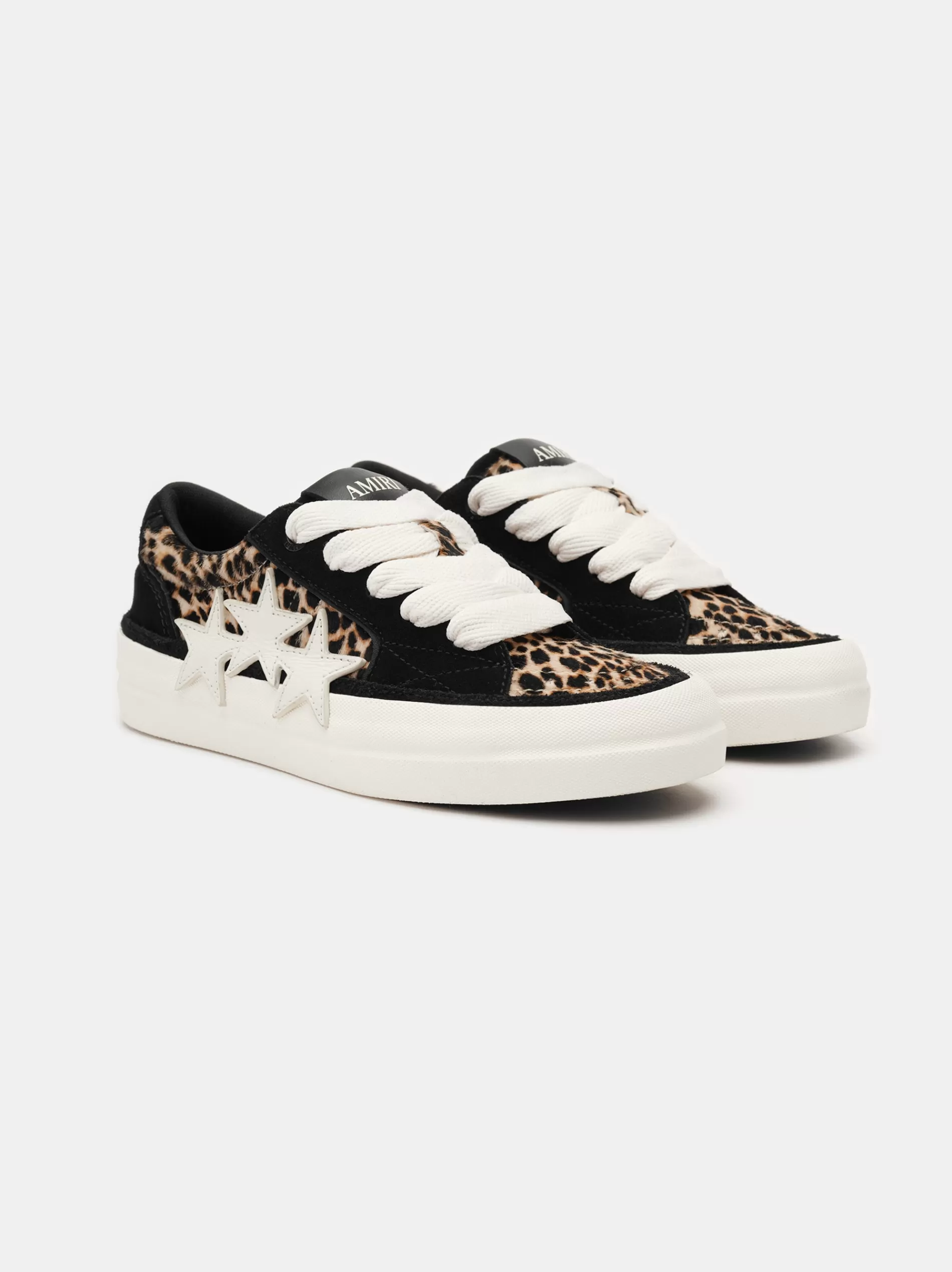 AMIRI Sneakers | Sneakers>WOMEN'S LEOPARD SUNSET SKATE LOW BLACK