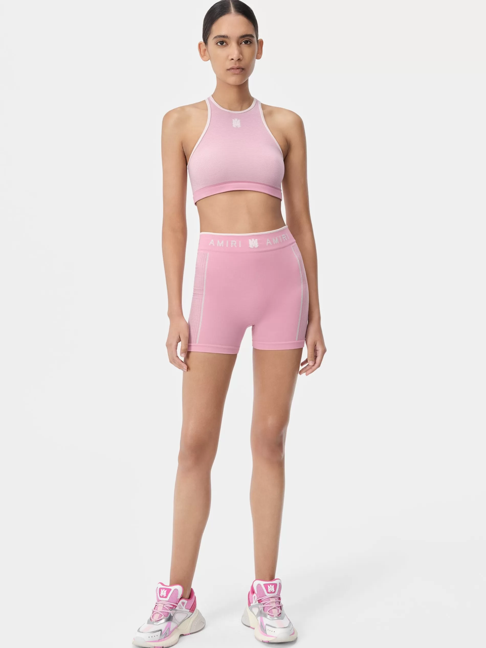 AMIRI Activewear | Shorts & Sweatpants>WOMEN'S MA SEAMLESS SHORT Flamingo Pink