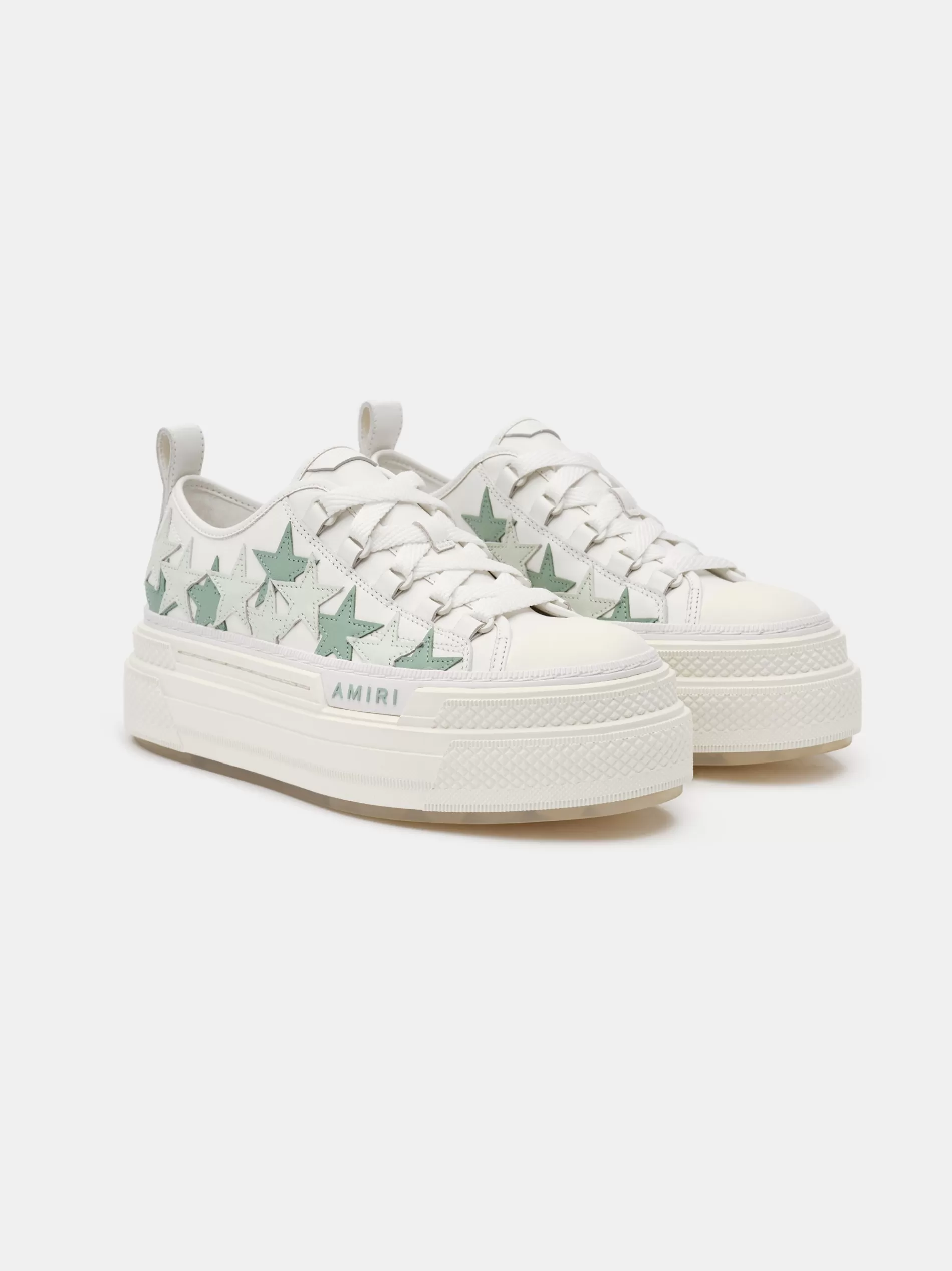 AMIRI Sneakers | Sneakers>WOMEN'S PLATFORM STARS COURT LOW FROSTY GREEN