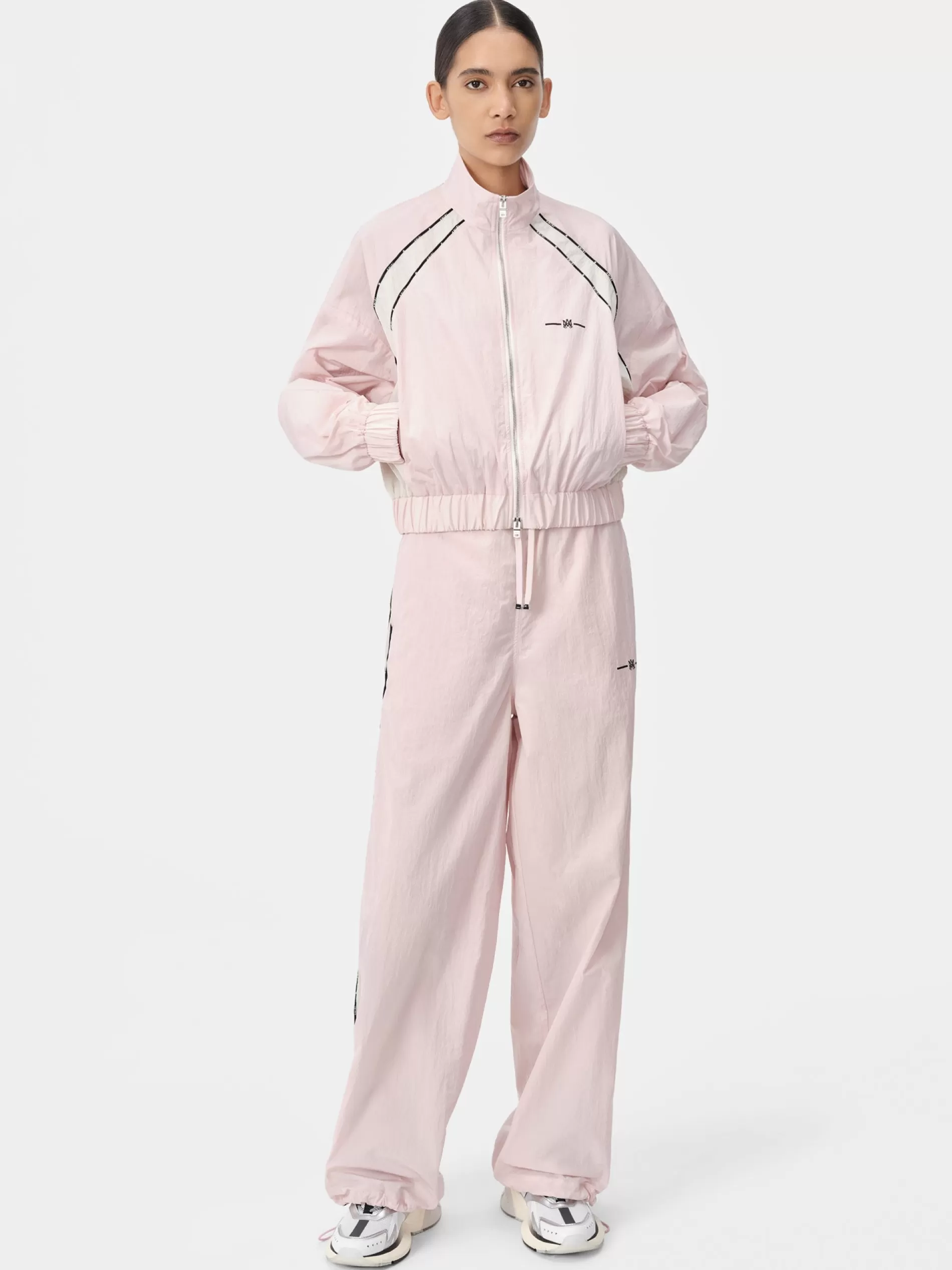 AMIRI Activewear | Outerwear>WOMEN'S RAGLAN MA TRACK JACKET Rosewater