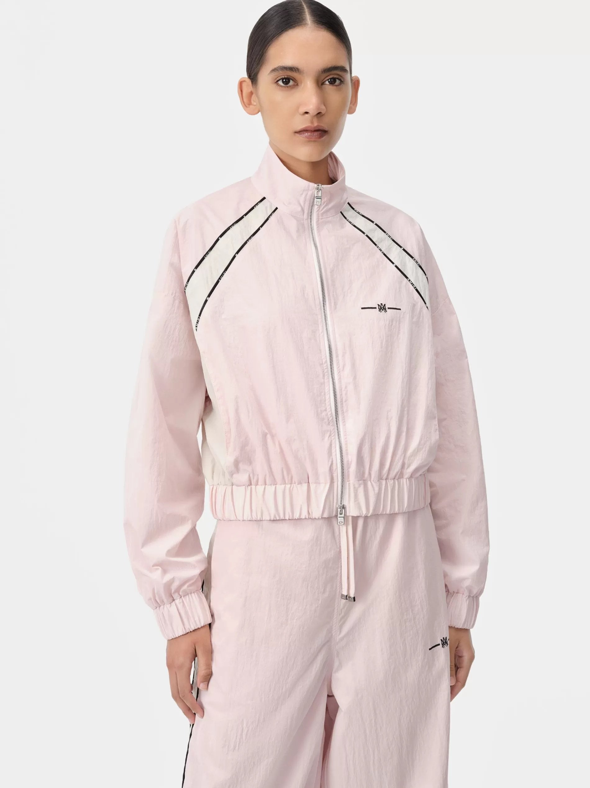 AMIRI Activewear | Outerwear>WOMEN'S RAGLAN MA TRACK JACKET Rosewater