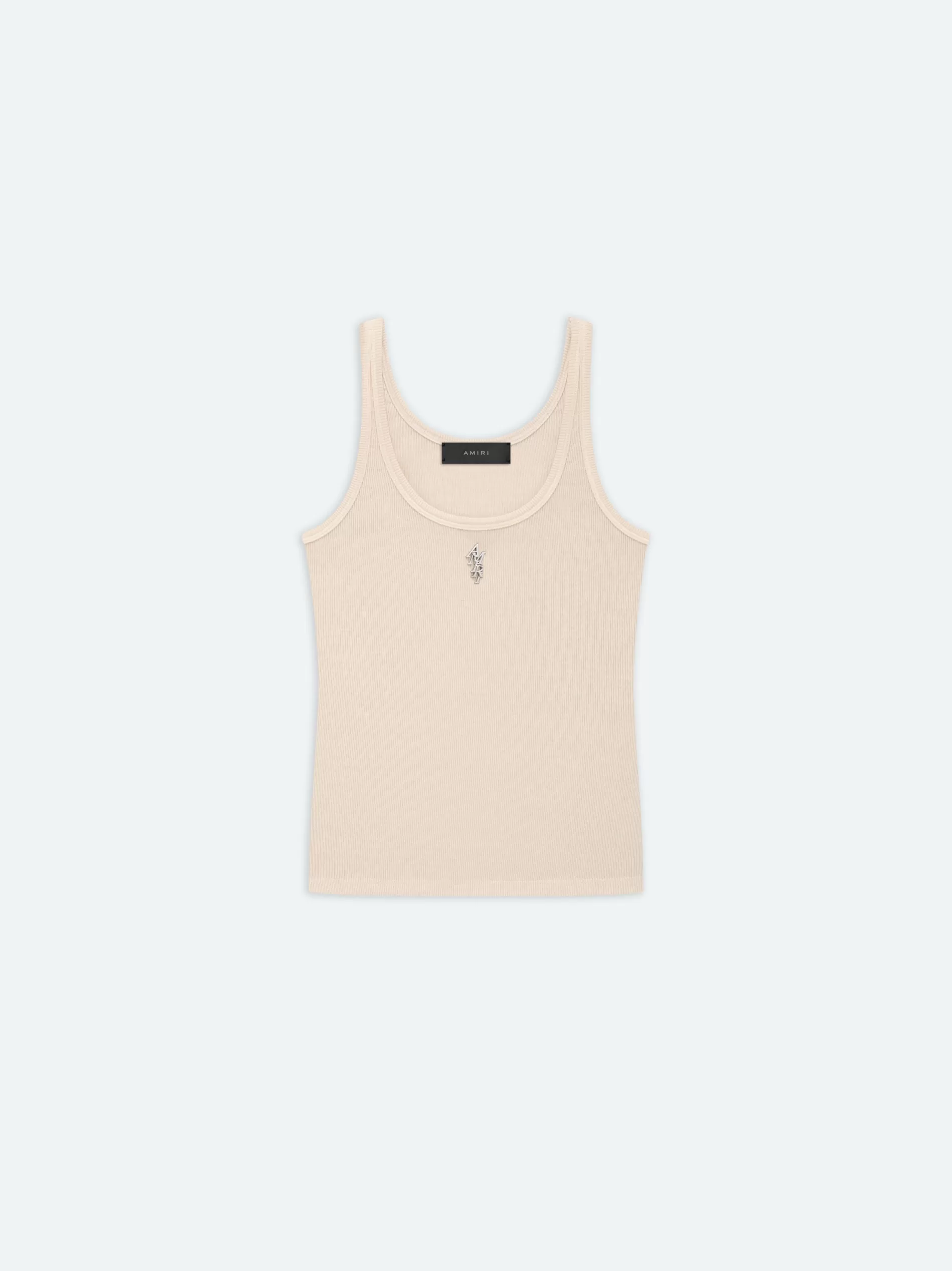 AMIRI Knitwear | Tees>WOMEN'S RIB TANK Summer Sand