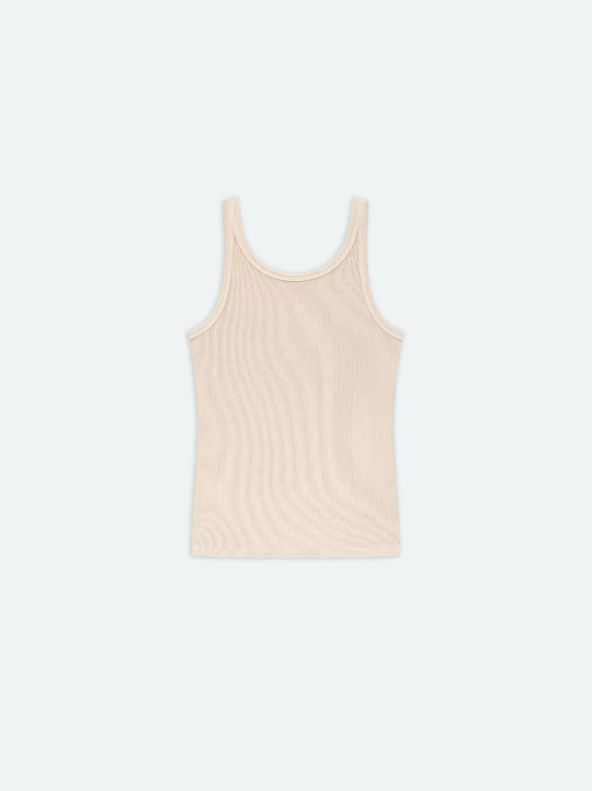 AMIRI Knitwear | Tees>WOMEN'S RIB TANK Summer Sand