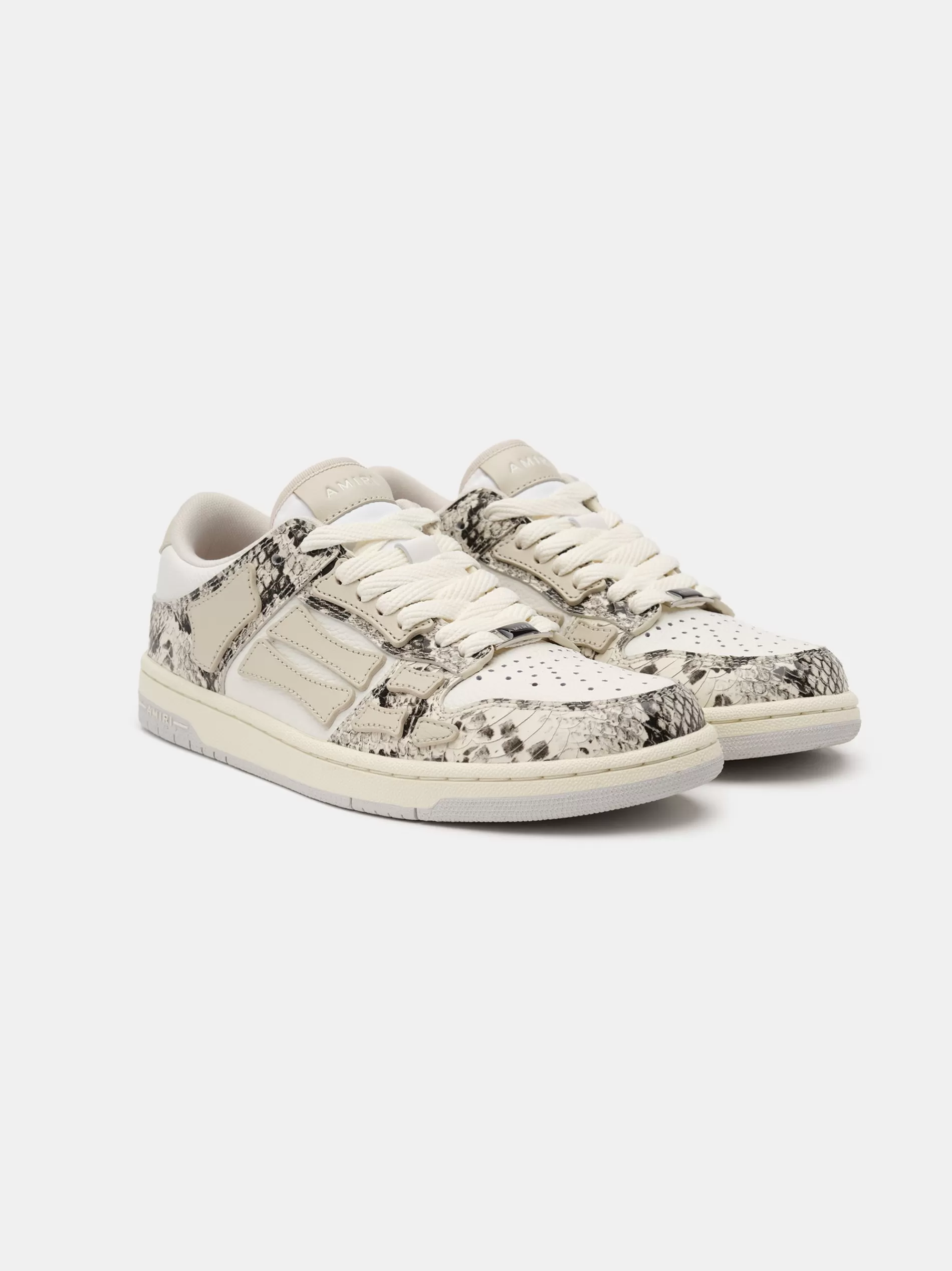 AMIRI Sneakers | Sneakers>WOMEN'S SNAKE SKEL-TOP LOW Alabaster